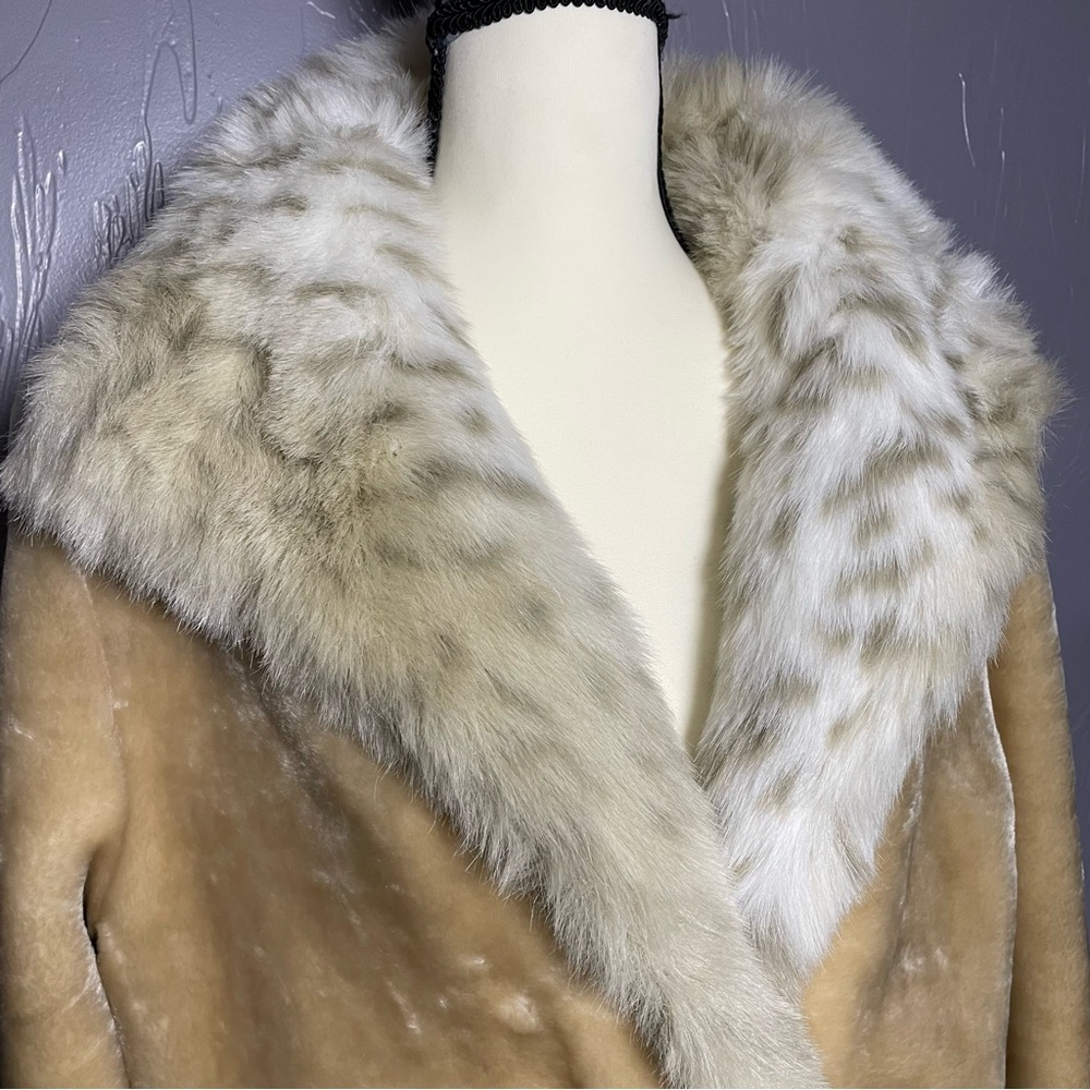 Terry Lewis Vintage Classic Luxury Faux Fur Coat - Picture 3 of 14